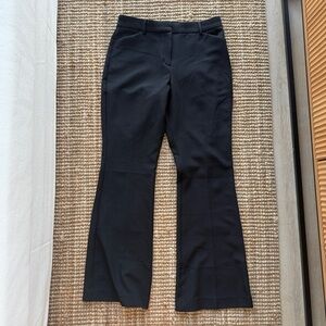 Express High-Rise Black Flared Dress Pants